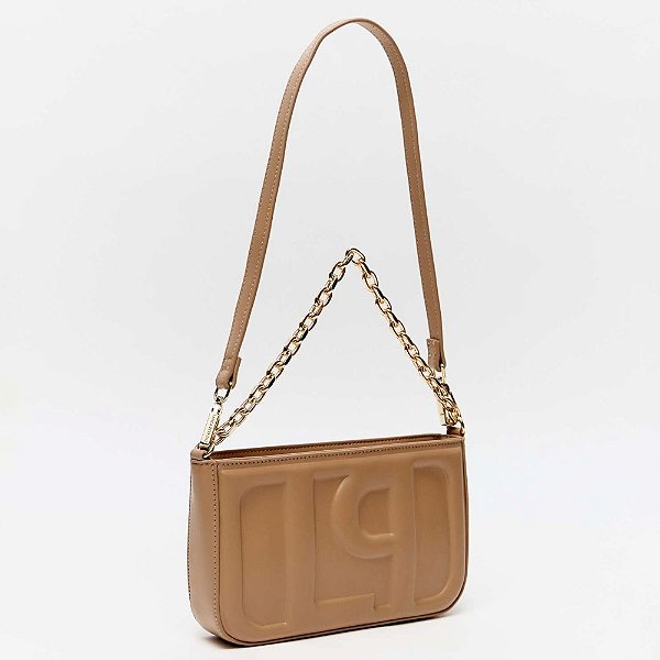 Bolsa Crossbody Lança Perfume Frontal Ve26 Bege Feminino