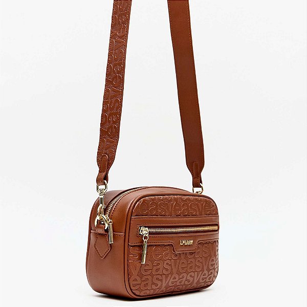 Bolsa Crossbody Easy Lança Perfume With Ve26 Marrom Feminino