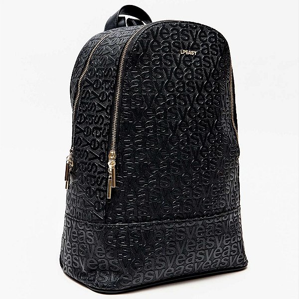 Mochila Easy Lança Perfume Frequencia Ve26 Preto Feminino