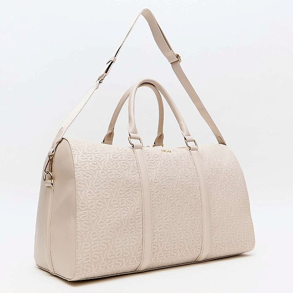 Mala de Mão Easy Lança Perfume Frequencia Ve26 Bege Feminino