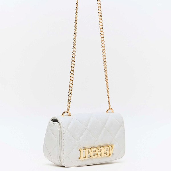 Bolsa Shoulder Easy Lança Perfume Matel Ve26 Branco Feminino