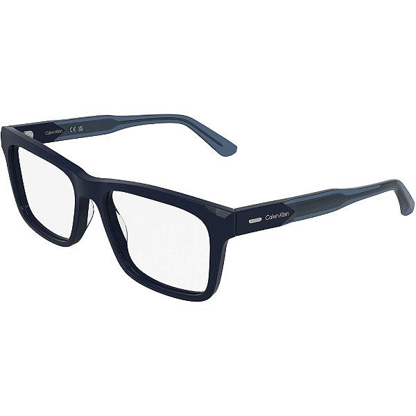 Armação Calvin Klein CK25544 400 Azul Masculino