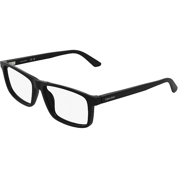 Armação Calvin Klein CK25546 001 Preto Masculino