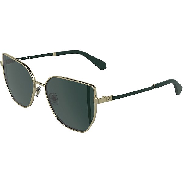 Óculos de Sol Calvin Klein Jeans 25209S 717 Dourado Feminino
