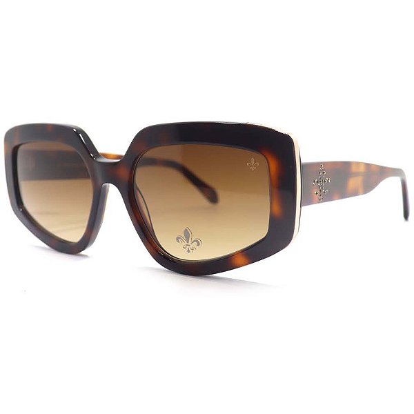 Óculos de Sol Dudalina DUH238 AV234 Marrom Feminino