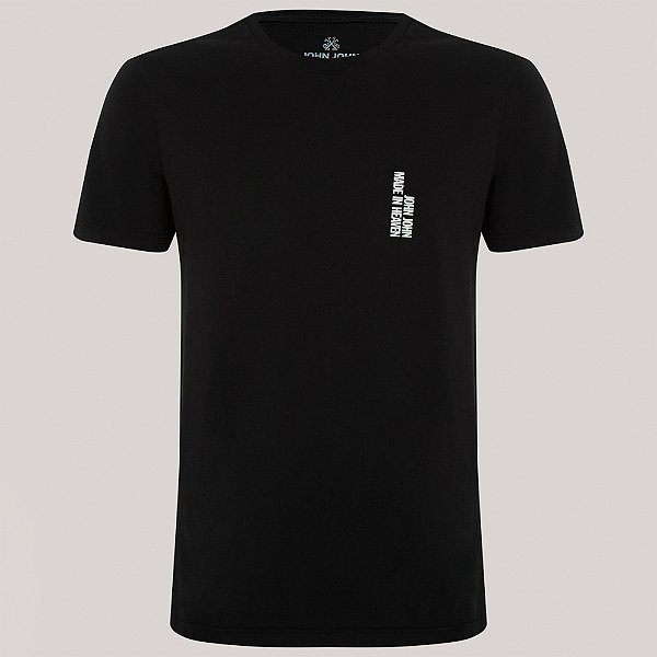 Camiseta John John Brasão Blur Ve26 Preto Masculino