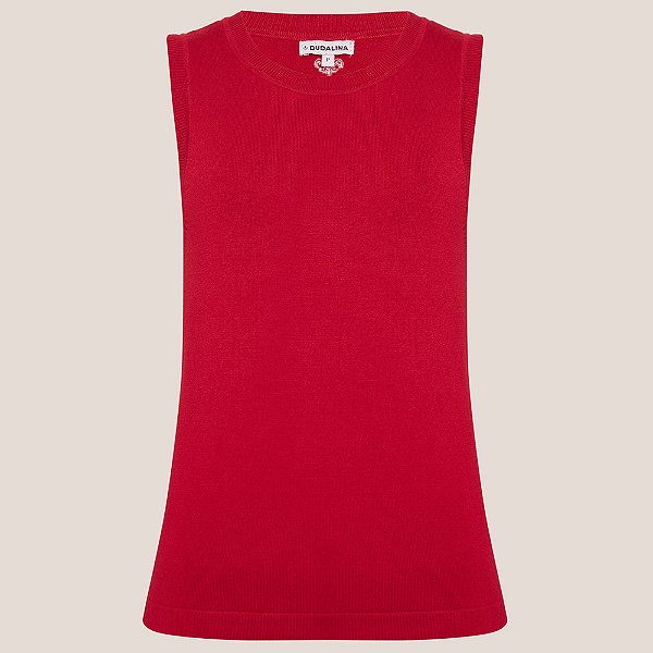 Regata Dudalina Tricot Talita Ve26 Vermelho Feminino