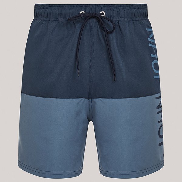 Short John John Bicolor Pr26 Azul Masculino