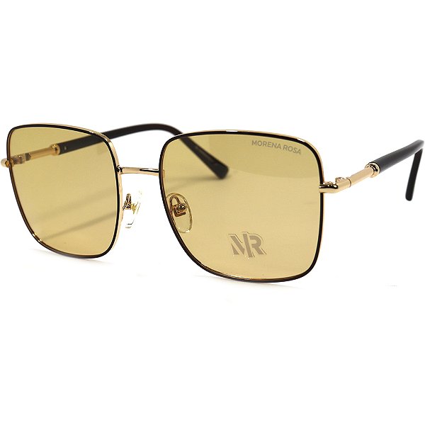 Óculos de Sol Morena Rosa MR178 C200 Dourado Feminino