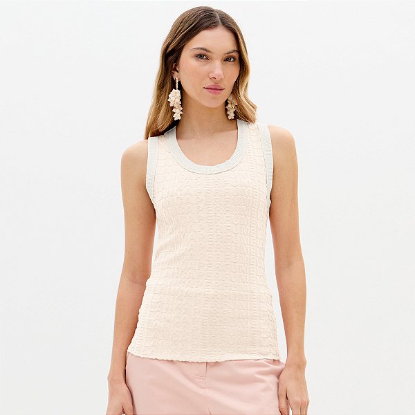 Blusa Lança Perfume Signature Ve26 Off White Feminino