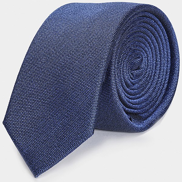 Gravata Aramis Jacquard Seda Dots Ve26 Marinho Masculino