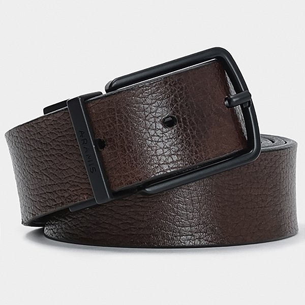 Cinto Aramis Dupla Face Losango Ve26 Preto Masculino