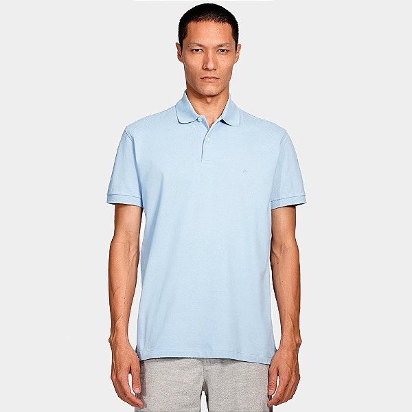 Camisa Polo Aramis Básica Piquet Ve26 Azul Masculino