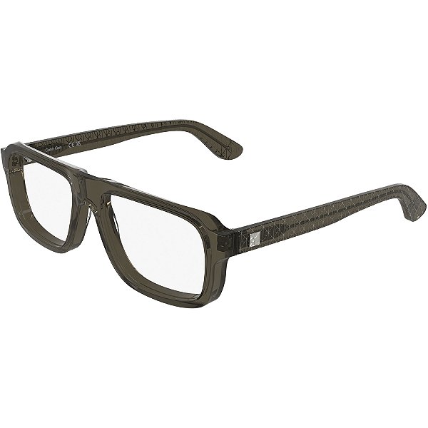 Armação Calvin Klein 25548 200 Marrom Masculino