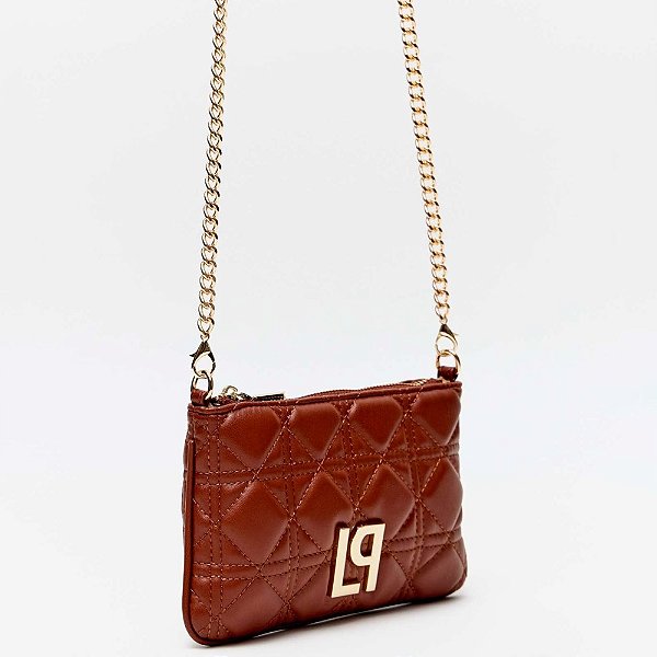 Bolsa Crossbody Lança Perfume Mini Ve26 Marrom Feminino