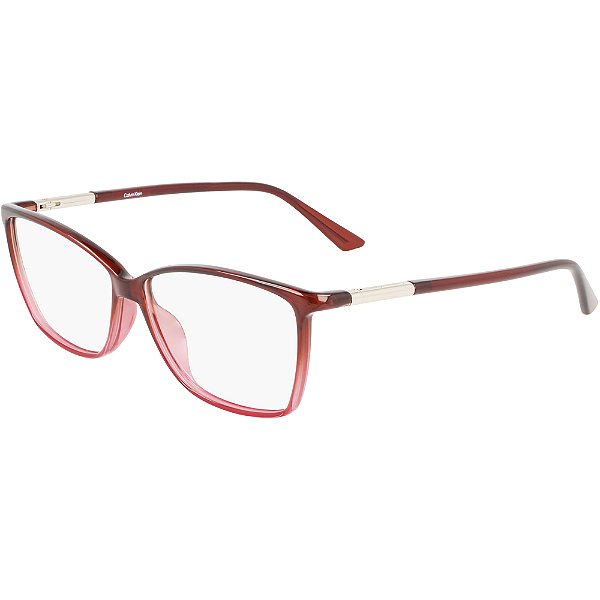 Armação Calvin Klein CK21524 605 Vermelho Feminino