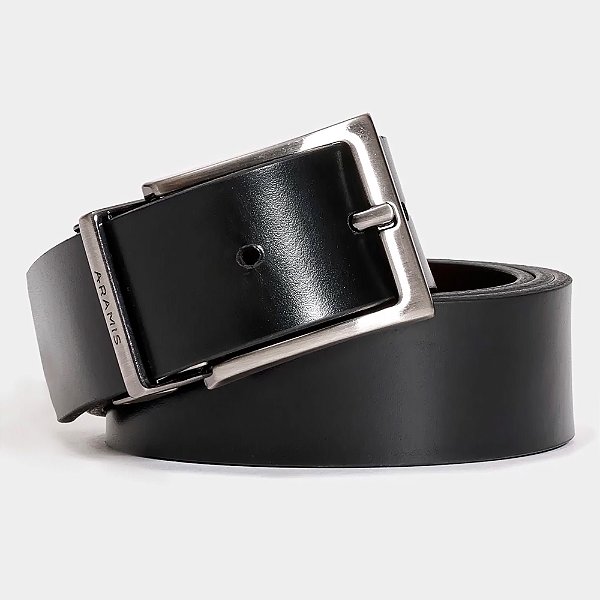 Cinto Aramis Dupla Face Ve26 Preto Masculino