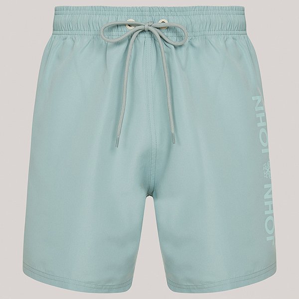 Short John John Fiji Pr26 Verde Claro Masculino
