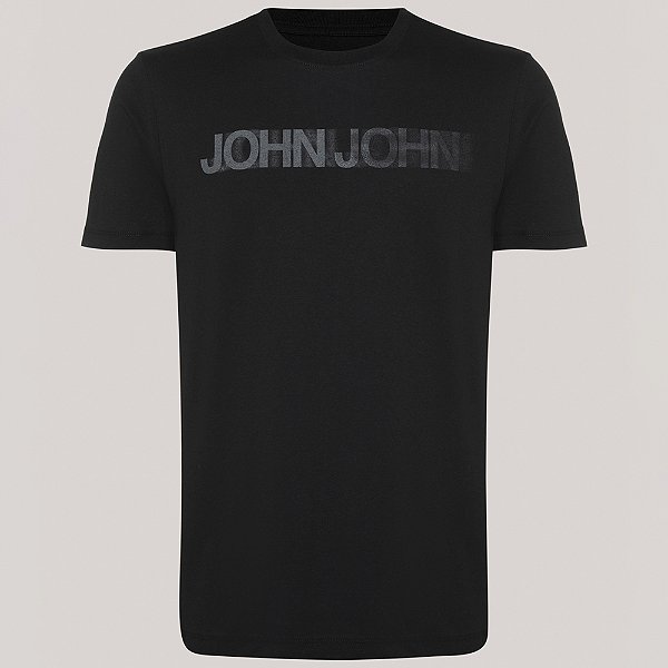 Camiseta John John Blurred Ve26 Preto Masculino