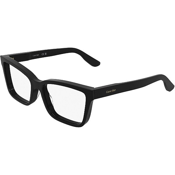 Armação Calvin Klein CK25543 001 Preto Feminino