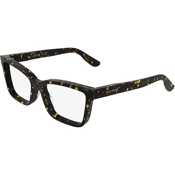 Armação Calvin Klein CK25543 242 Amarelo Feminino