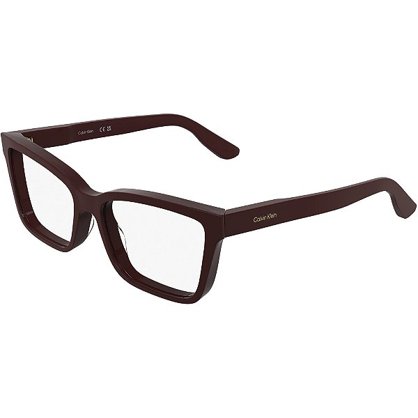 Armação Calvin Klein CK25543 606 Vermelho Feminino