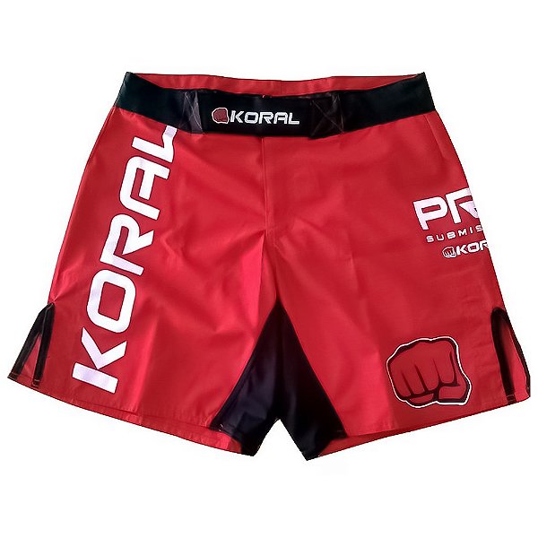 Bermuda Koral Pro Submission Vermelho Masculino