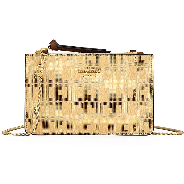 Bolsa Crossbody Colcci Monograma Ve26 Bege Feminino