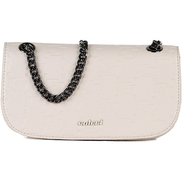Bolsa Shoulder Colcci Sara Ve26 Off White Feminino