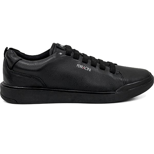 Sapatênis Couro Ferracini Star 1065-617E Preto Masculino