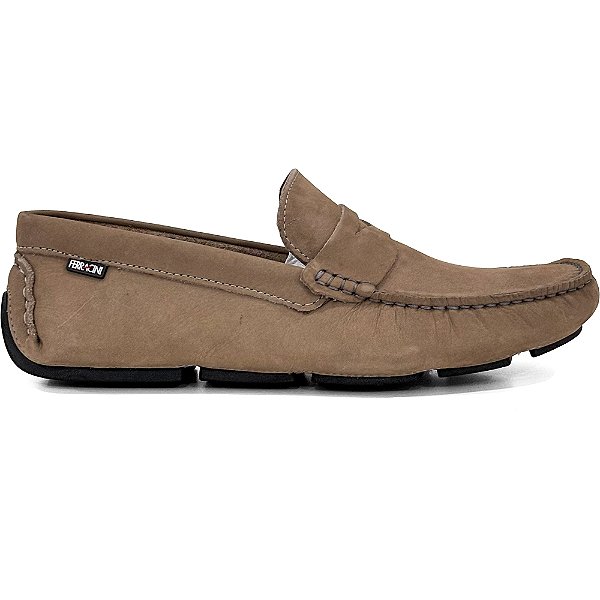 Sapato Mocassim Ferracini Mali 2770-612E Bege Masculino