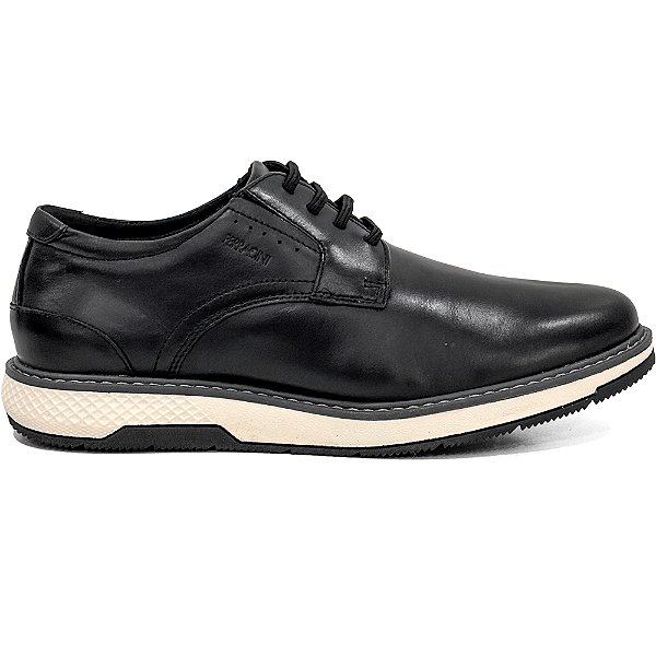 Sapato Couro Ferracini Wembley 4170-708G Preto Masculino