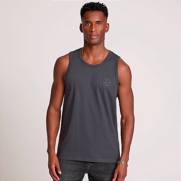 Regata John John Regular Classic Ve26 Cinza Masculino