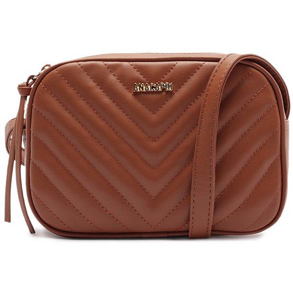 Bolsa Crossbody Anacapri Tiracolo Matelassê Marrom Feminino