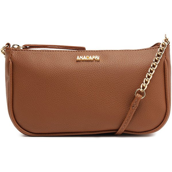 Bolsa Crossbody Anacapri Tiracolo Glam Marrom Feminino