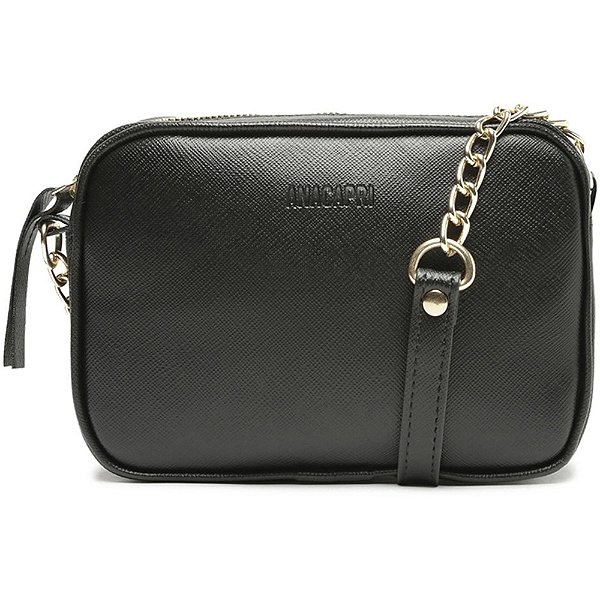 Bolsa Crossbody Anacapri Tiracolo Essencial Preto Feminino