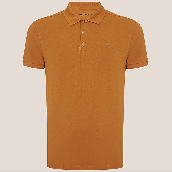 Camisa Polo Dudalina Essential Ve26 Laranja Masculino