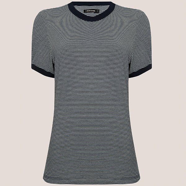 Blusa Dudalina Nadia Ve26 Marinho Feminino