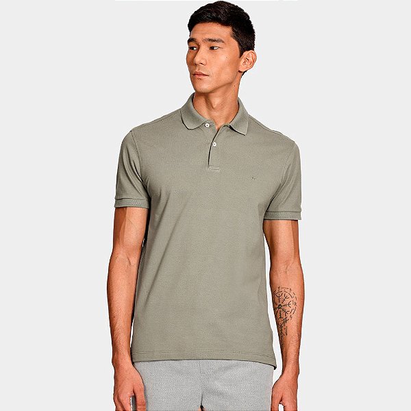 Camisa Polo Aramis Basic Piquet Ve26b Verde Masculino