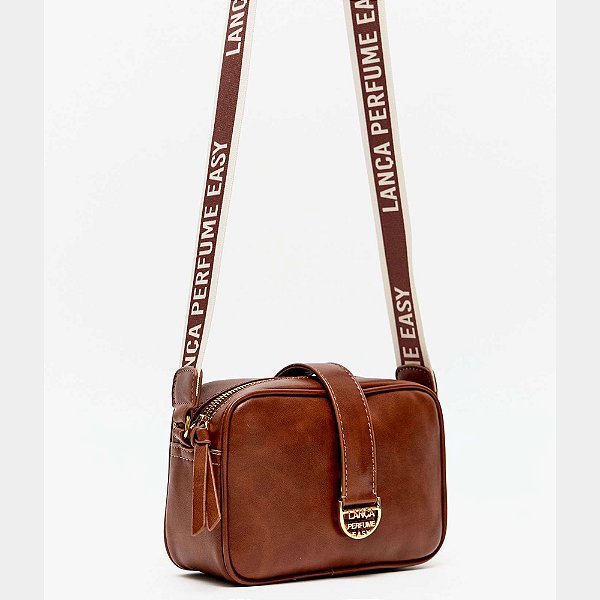 Bolsa Crossbody Easy Lança Perfume Pass Ve26 Marrom Feminino
