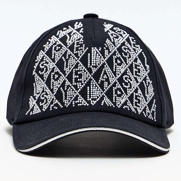 Boné Easy Lança Perfume Brilho Ve26 Preto Feminino