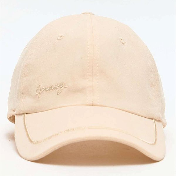 Boné Easy Lança Perfume Bordado Ve26 Bege Feminino