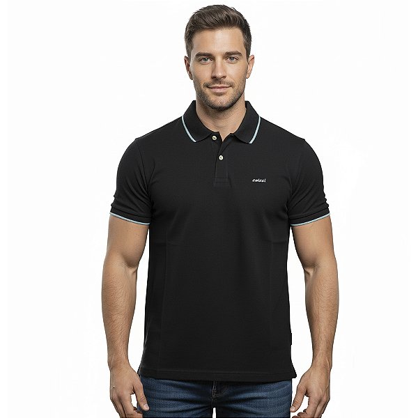 Camisa Polo Colcci Single Av26 Preto Masculino
