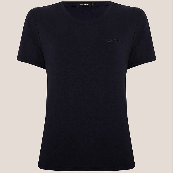 Blusa Dudalina Iris Ve26 Marinho Feminino