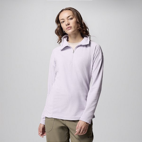 Moletom Columbia Glacial IV Half Zip Roxo Feminino