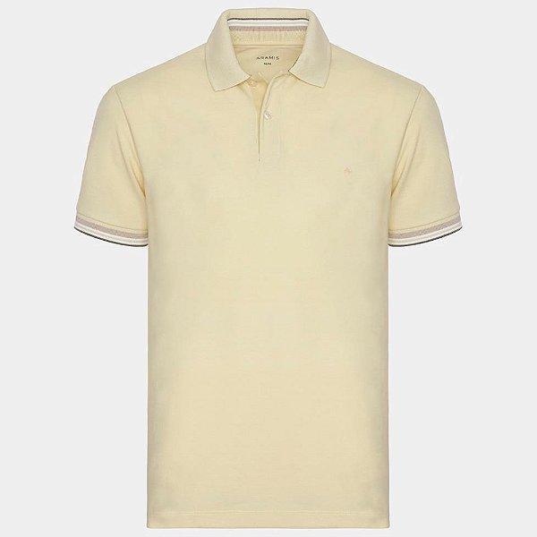 Camisa Polo Aramis Piquet Detail Av26 Amarelo Masculino