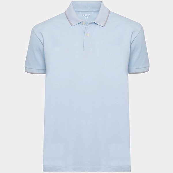 Camisa Polo Aramis Classic Friso Ve26b Azul Masculino
