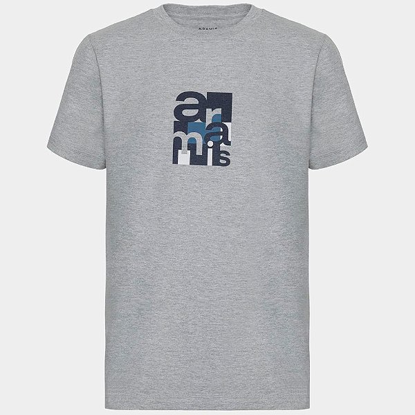 Camiseta Aramis Geometric Av26 Cinza Masculino