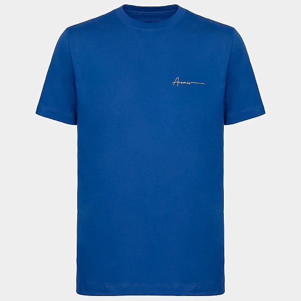 Camiseta Aramis Estampa Av26 Azul Masculino
