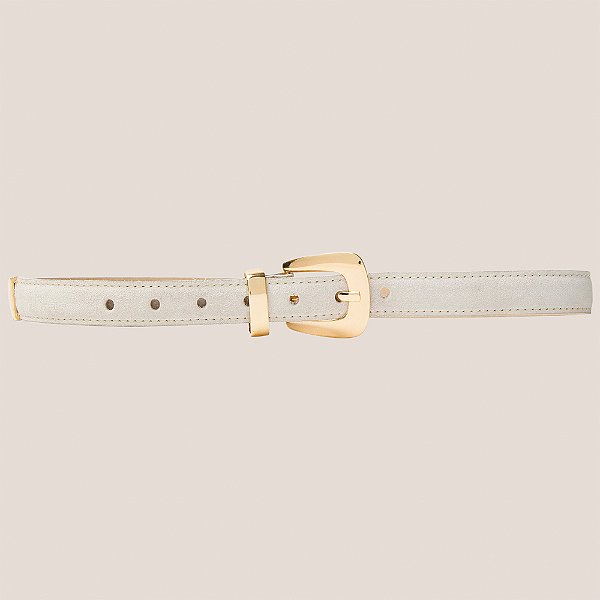 Cinto Dudalina Bruna Ve26 Off White Feminino